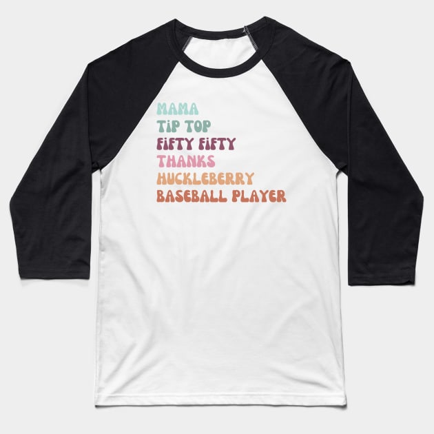 mama tip top fifty fifty, Icu nurse Baseball T-Shirt by yass-art